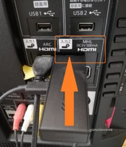 FireTVStickの実際の写真