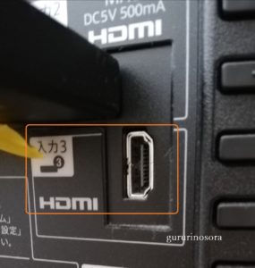HDML差込み口の写真